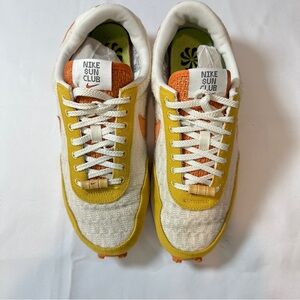 Nike Day Break SE Sun Club Orange and Yellow Athletic Sneakers with Retro Design